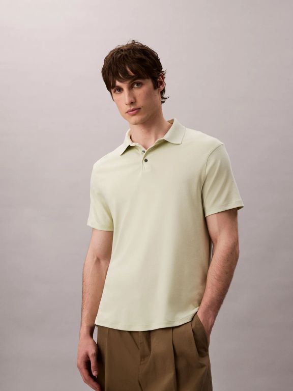 POLO SS SUPIMA COTTON SOLID POLO