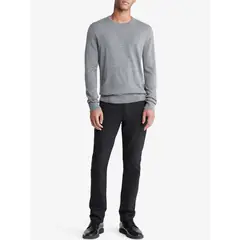 CALVIN KLEIN - Suéter merino con cuello redondo CK