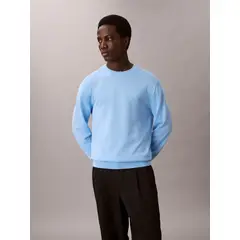 CALVIN KLEIN - SWEATER LS SUPIMA COTTON CREW 14GG CK