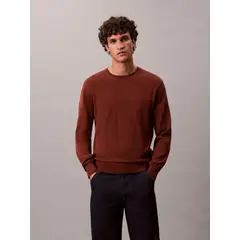 CALVIN KLEIN - SWEATER LS SUPIMA COTTON CREW 14GG CK