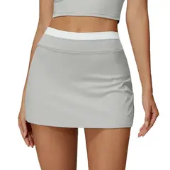 TIOZONEY - Faldas atléticas para tenis y golf - Gris
