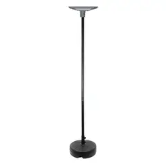 TRANSLINE - Combo Luminaria Ufo Solar 50w + Base 2.5m - 12H de Luz Real