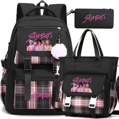 TIOZONEY - Juego de mochila escolar Kpop Las Guerreras K-pop Huntrix Cazadoras de demonios