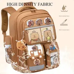 TIOZONEY - Mochila escolar Capibara