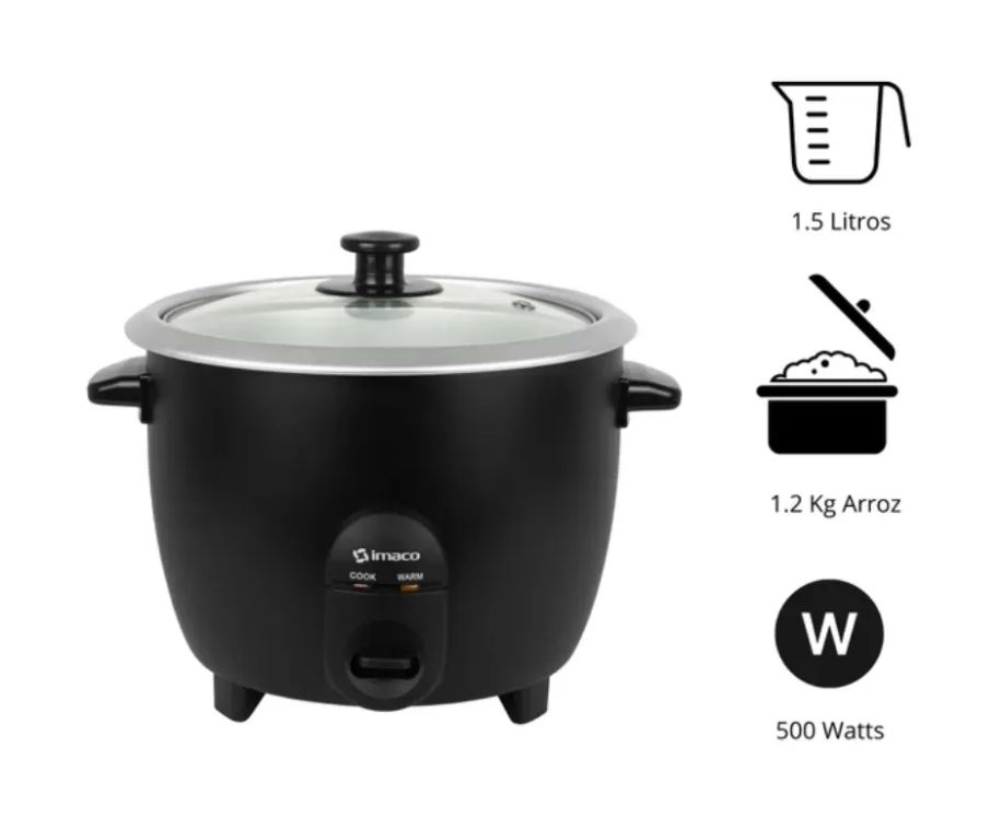 Olla Arrocera RC15N 1.5L Negro