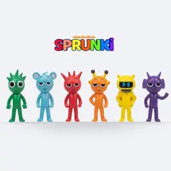 TOYS MASTER - Set de Figuras de Colección Sprunki x6 - M02