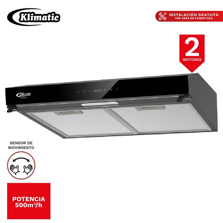 Campana Extractora 60cm AMSTERDAM BLACK
