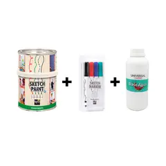 MAGPAINT - Pintura Pizarra DIY SketchKit Sellador UC Transparente