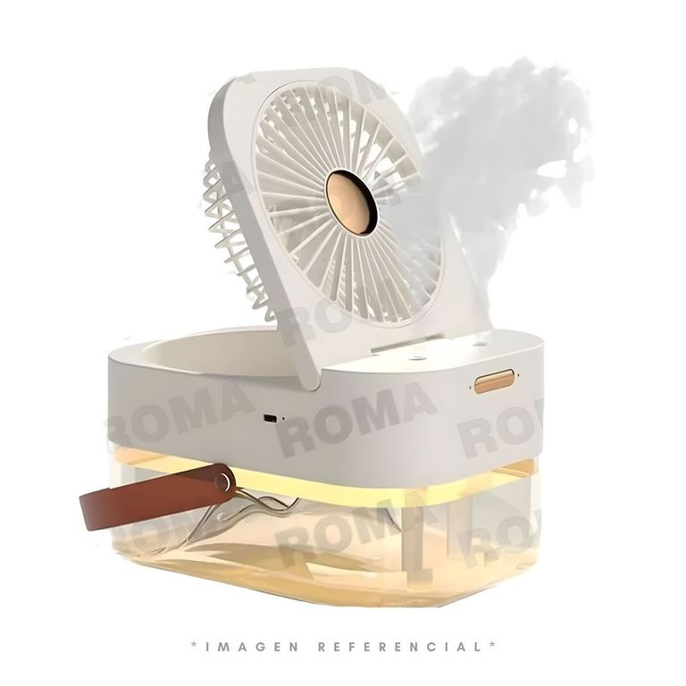VENTILADOR PORTÁTIL DUAL SPRAY CON HUMIDIFICADOR