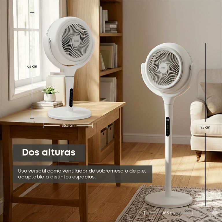 Ventilador de Aire 3D con Control Remoto LDG 6460