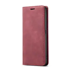 GENERICO - Funda Case para Realme C11 Flip Cover Guinda