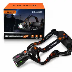 LIDIMI - Linterna Led Frontal De Cabeza Recargable Ld-l469c
