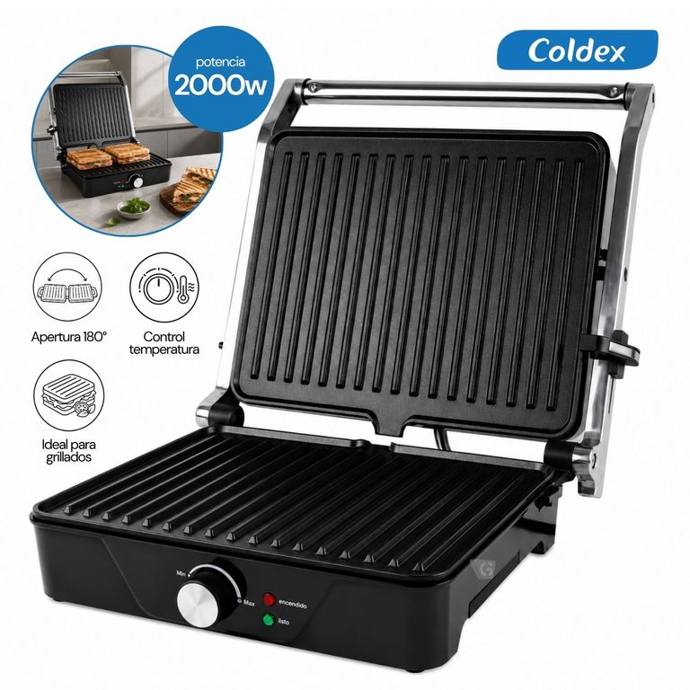 Grill Panini CX-SND180GRILL Acero Inoxidable 2000W