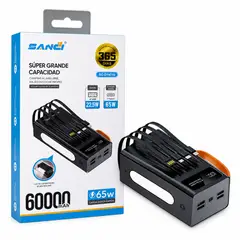 OEM - Cargador Portátil 60000mAh Carga Rápida 65W