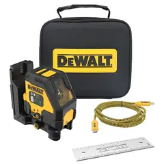 DEWALT - Nivel láser verde recargable usb-c líneas cruzadas-dcle14201gb