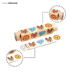 GENERICO - Juego de Mesa de Rompecabezas de Animales actividades Motricidad Fina
