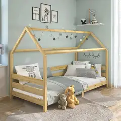 MOVENDA - Cama Montessori de Madera Suti Plaza y Media