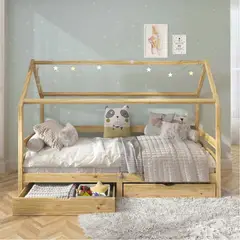 MOVENDA - Cama Montessori Sami Plaza y Media con Cajones