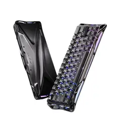 GRAVASTAR - Teclado Mecánico Gamer Mercury V60 Pro He Ingles Color Gun Metal