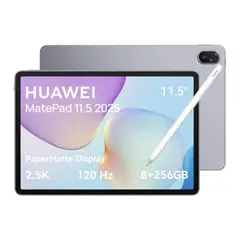 HUAWEI - Tablet HUAWEI MatePad 11.5 2025 PaperMatte + Teclado, lápiz y mouse 11.5" 256GB 8GB Gris