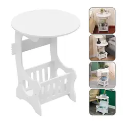 GENERICO - MESA AUXILIAR TIPO EUROPA COLOR BLANCO
