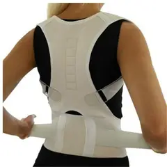 TIOZONEY - Corrector de soporte de postura de espalda magnético ajustable