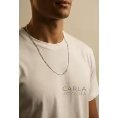 GENERICO - CARLA JOYERÍA - Cadena plata 925 Fidel calibre Fino - Regalo Hombre