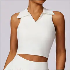 TIOZONEY - Peto deportivo Mujer-Blanco