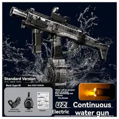 GENERICO - Pistola de Agua con Luces LED y Humo 2026