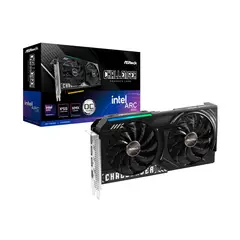 ASROCK - Tarjeta Gráfica Intel Arc B580 Challenger 12GB GDDR6 - Rendimiento Superior para Ga