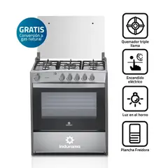 INDURAMA - Cocina Cantabria Qz 5 Hornillas Croma