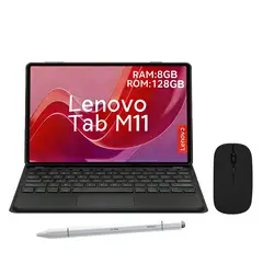 LENOVO - Tablet M11 8GB+128GB WiFi 11+Teclado Negro+Lápiz+Mouse