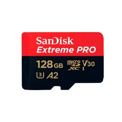 SANDISK - MEMORIA MICROSD EXTREME PRO 128 GB A2 VIDEO CLASS V30 UHS-I U3 CLASS10 MICROSDXC UHS-I P-N SDSQXCD-128G-GN6MA