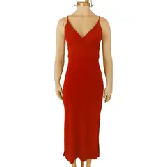 SHEY DI - Vestido Shey.Di fiesta tiras rojo