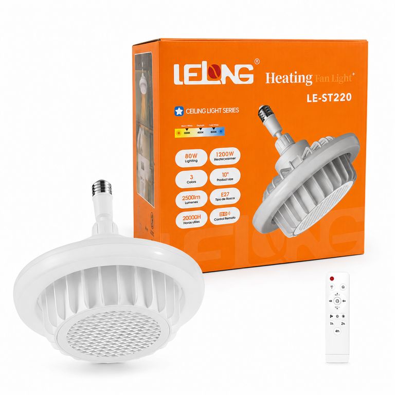 Foco Calefactor De Techo LELONG Control Remoto 80W