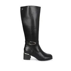 ADV - Bota Alta Jodhpur Casual DAVI-2601 Negro Sintetico Ann D Vian