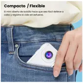 SEISA - Mini Camara Deportiva Portátil 1080P Body Cam Corporal HDR Gran Angular 130 Grados