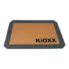 KIOXX - Tapete para Hornear Antiadherente Reutilizable 30x21cm de Silicona Gris y Beige