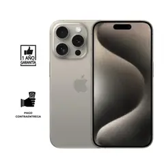 APPLE - IPhone 15 Pro Max Reacondicionado (ESIM) 512gb I Grado A I color: Natural Titanio