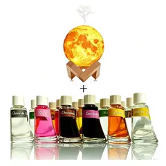 GENERICO - Combo: Humidificador Luna + 2 Esencias Aromáticas