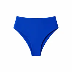 SOLARY - Calzón de Bikini Bottom Básico Tiro Alto Azulino