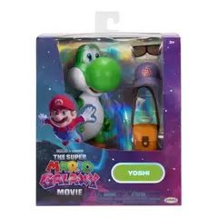 JAKKS PACIFIC - Super Mario Galaxy Pelicula Figura Yoshi 12 cm con accesorio