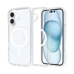 GENERICO - CASE TRANSPARENTE CON MAGSAFE PARA IPHONE 17