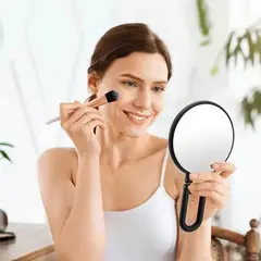 GENERICO - Espejo Plegable Doble Cara Con Aumento