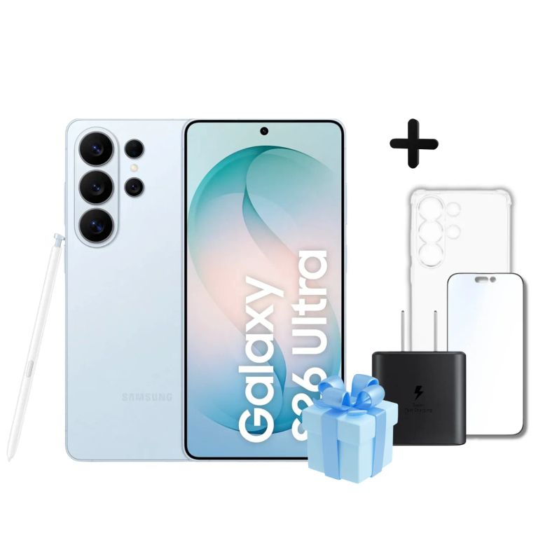 GALAXY S26 ULTRA 256GB -12GB RAM - SKY BLUE + CASE + MICA + CARGADOR DE 45W