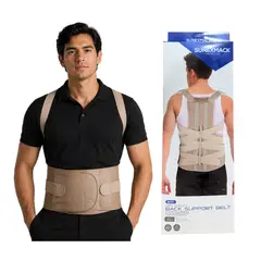 SALUX - FAJA DORSO LUMBAR CREMA TALLA L