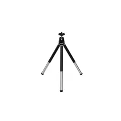 GENIUS - Mini Trípode Metálico Tripod 1 Ajustable Negro