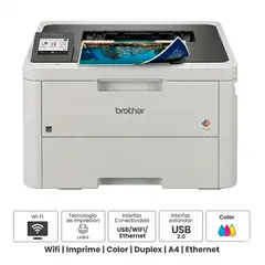 Brother - Impresora Laser Color HL-L3280CDW Duplex WiFi NFC