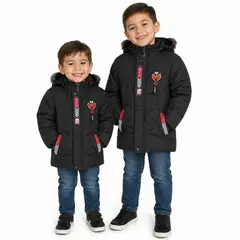 GENERICO - Casacas acolchadas para niños casual Liviano