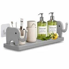 MINARI - Estante Organizador Repisa Flotante de Pared para Baño Cocina GR 491F